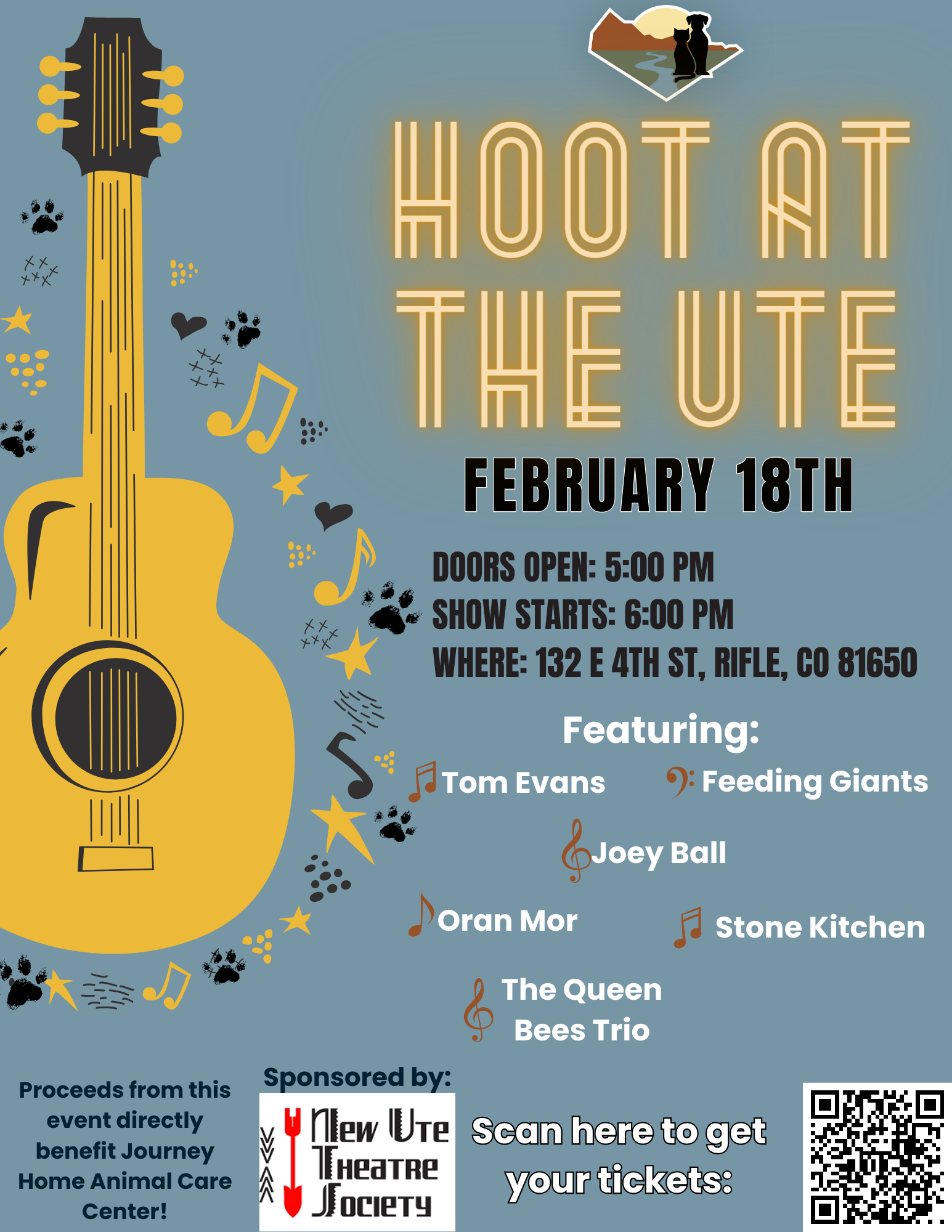 Hoot at the Ute Event Flyer
